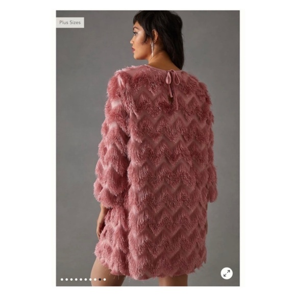 Anthropologie Pink Textured Dress - Picture 14 of 15